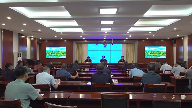 王崇虎主持召开全县防汛工作调度会
