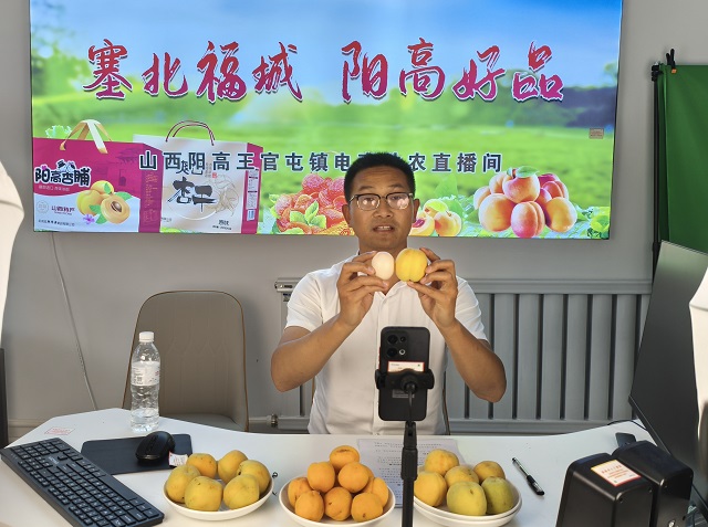 驻村书记坐上了直播台