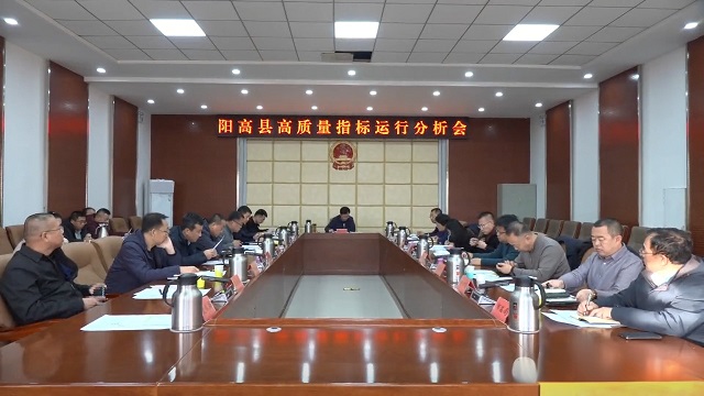阳高县高质量发展绩效考核指标运行分析会议召开
