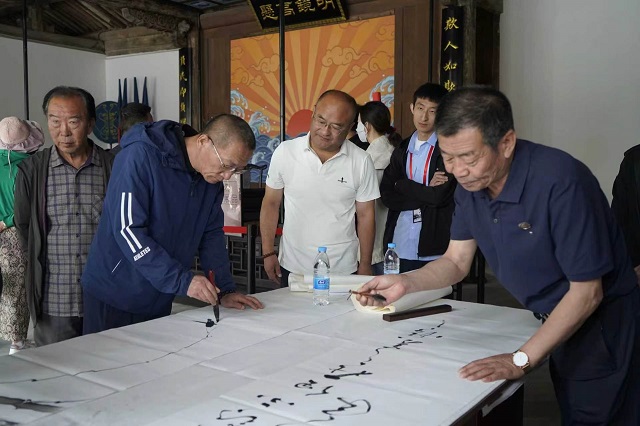 “古韵县署·清廉阳高”书画创作笔会精彩上演